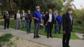 A Csepel Horgász Egyesület mozgáskorlátozott horgászhelyének átadása