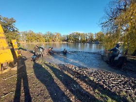 Extra pontytelepítés, Soroksár, 2023.11.16.