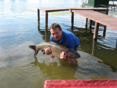 Horváth András 21,6 kg-os amurja (2010.08.26)