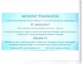 III. Országos Halőri Szakmai Verseny és Találkozó - 2019.09.19-20.